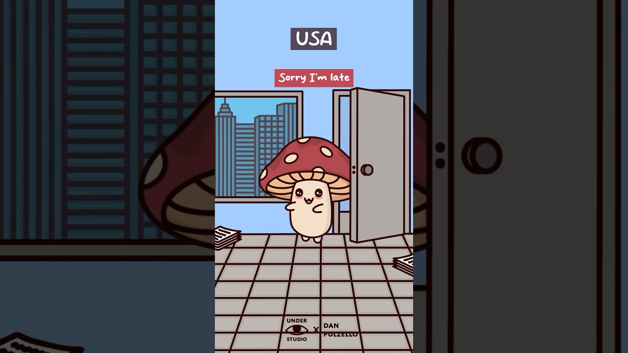 Work Culture: Europe vs USA 💻 Animation Meme | Original Video: Under Studio x @danpulzello