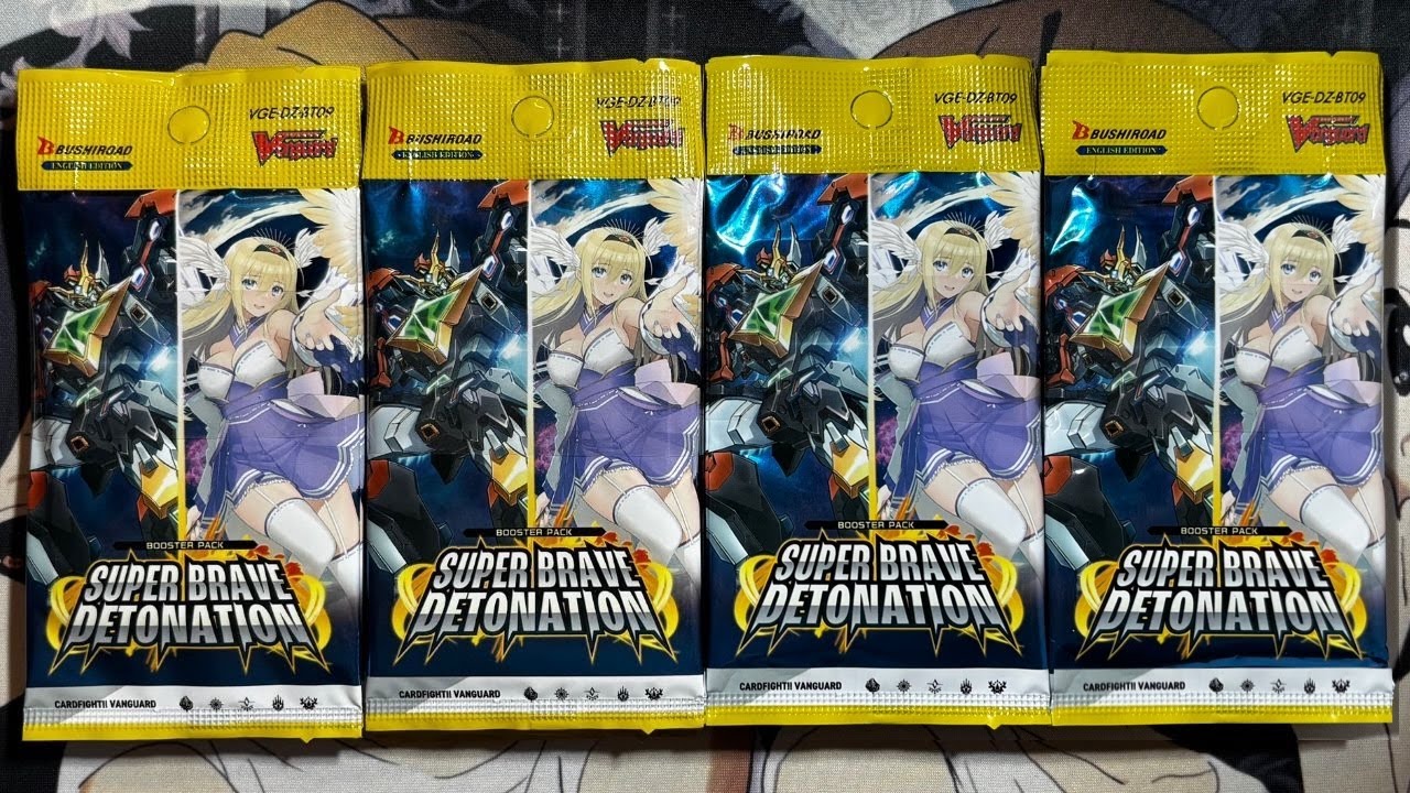 Opening My Super Brave Detonation Cardfight Vanguard DivineZ Sneak Preview Packs