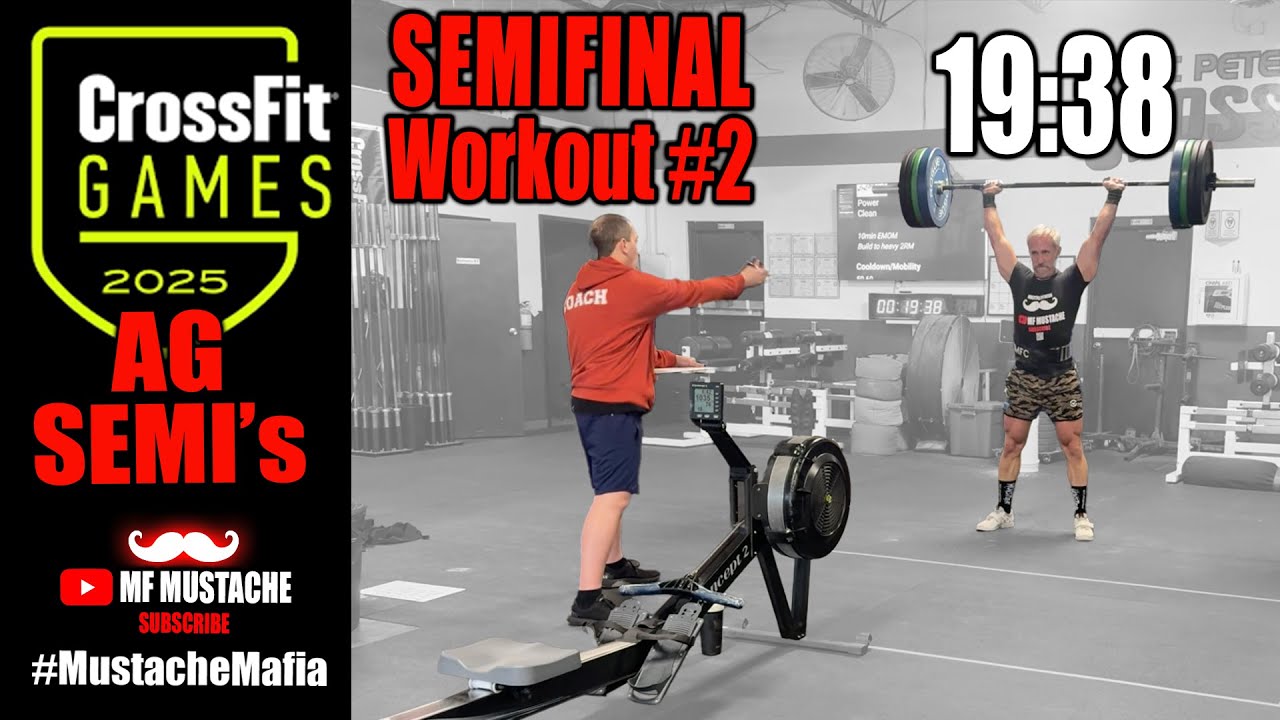 SEMIFINALs, Workout #2 (25.2) – 2025 CrossFit Games Age Group – Row, Row, Row & S2OH