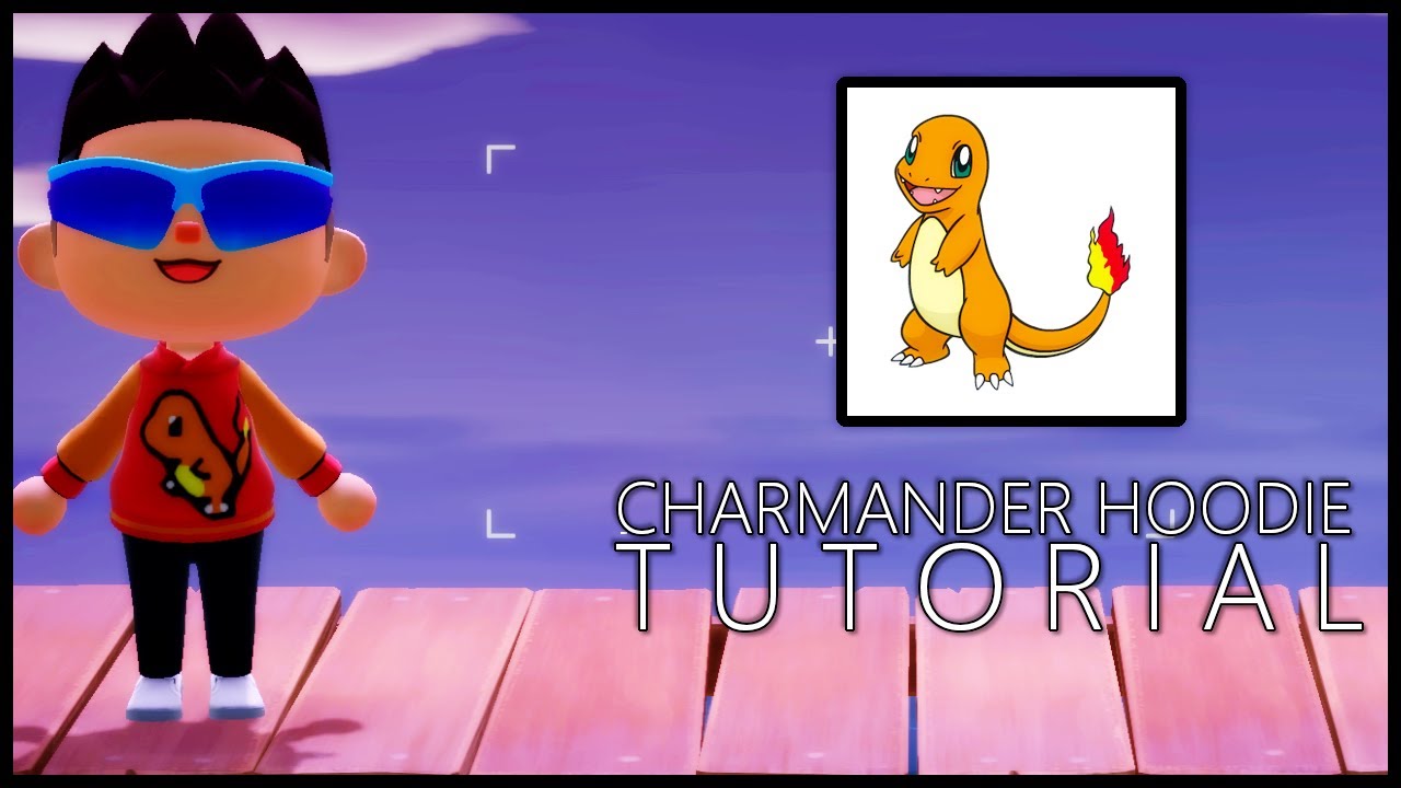 Charmander Hoodie Tutorial - Animal Crossing: New Horizons