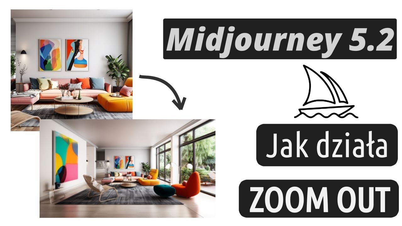 Nowa genialna funkcja w Midjourney 5.2. Jak wykorzystać Zoom Out do aranżacji wnętrz.