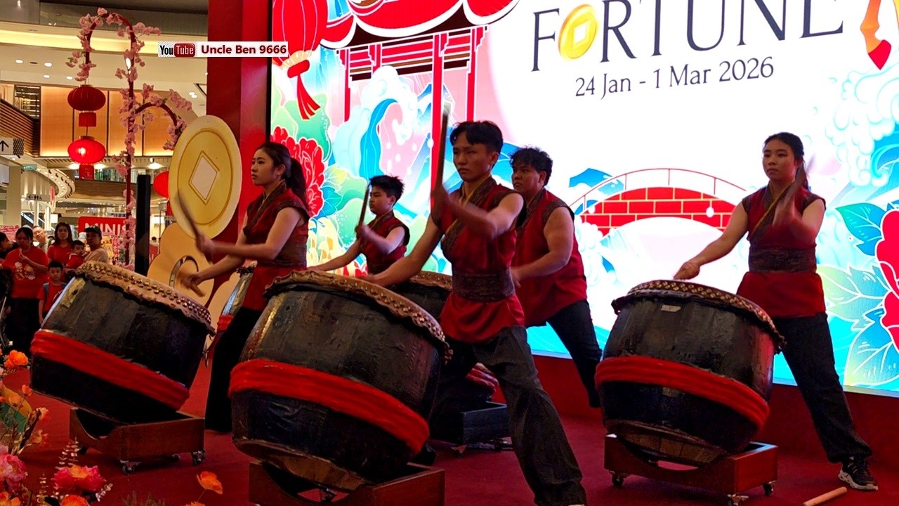 2026 CNY Prosperity Drums Performance #LaLaportBBCC #擊鼓表演