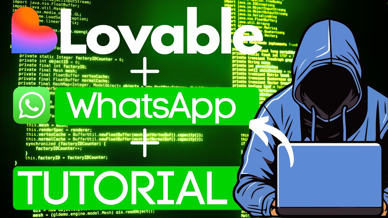 1 Подсказка ⚡ Создайте агента WhatsApp на основе искусственного интеллекта с помощью Lovable (бес...