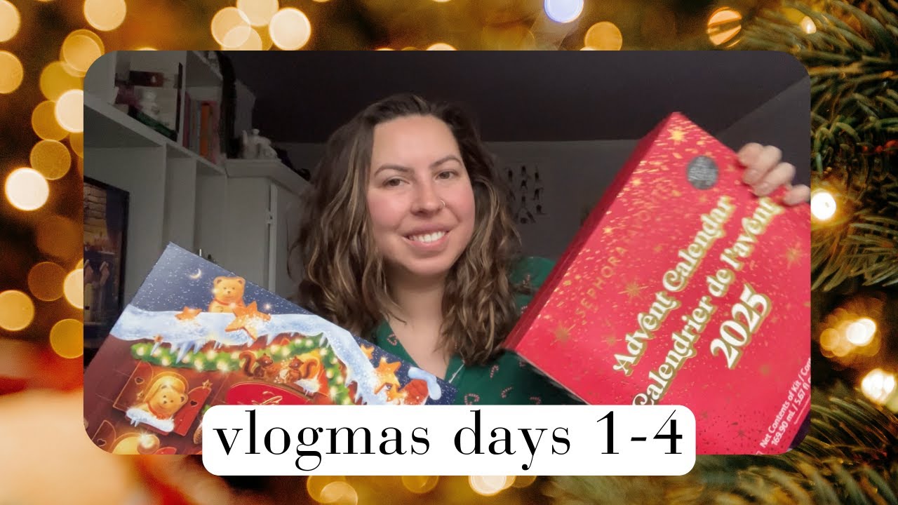 VLOGMAS 2025 - DAYS 1-4: Black Friday Haul & Spotify Wrapped