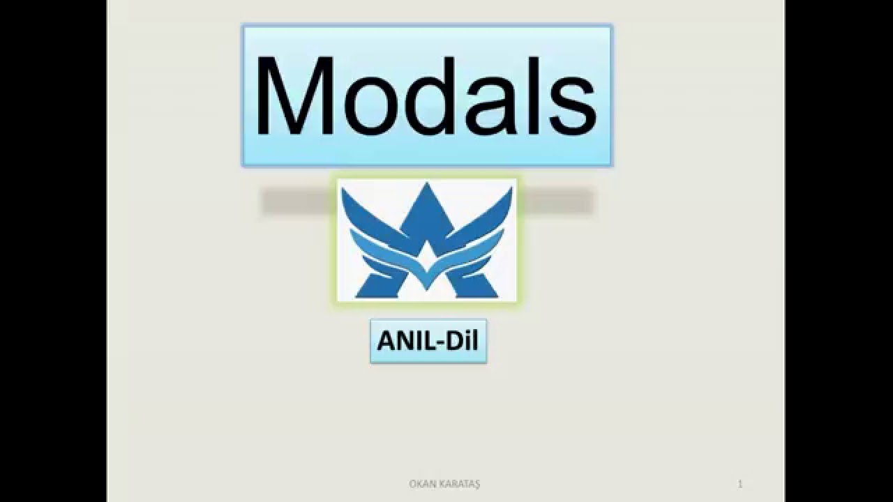 MODALS