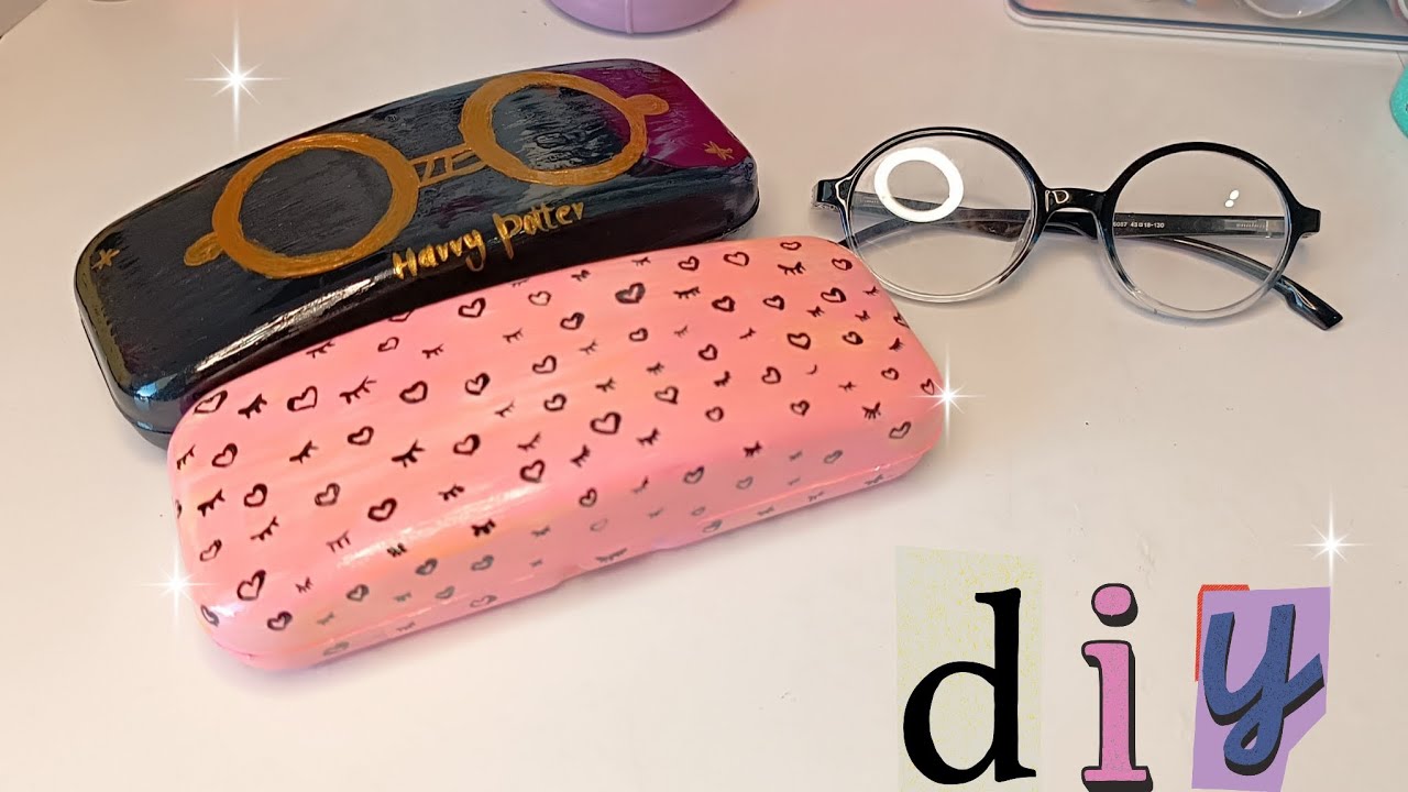✨ Diy Glasses Cover Painting 🎨 || Glasses Case Painting| Glasses Case Makeover || Best Out of Waste