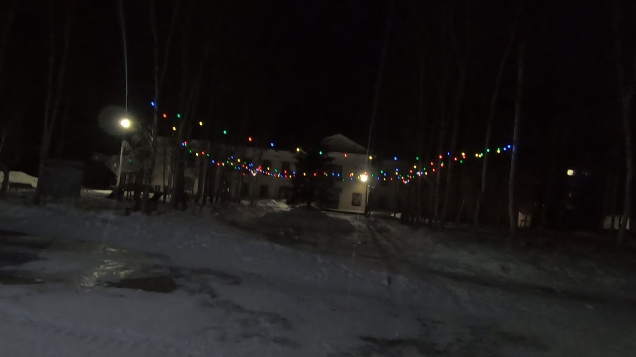 Монгохто✈   Вечерняя прогулка 2 января 2025 года по ул Театральная🎄❄👋🎅