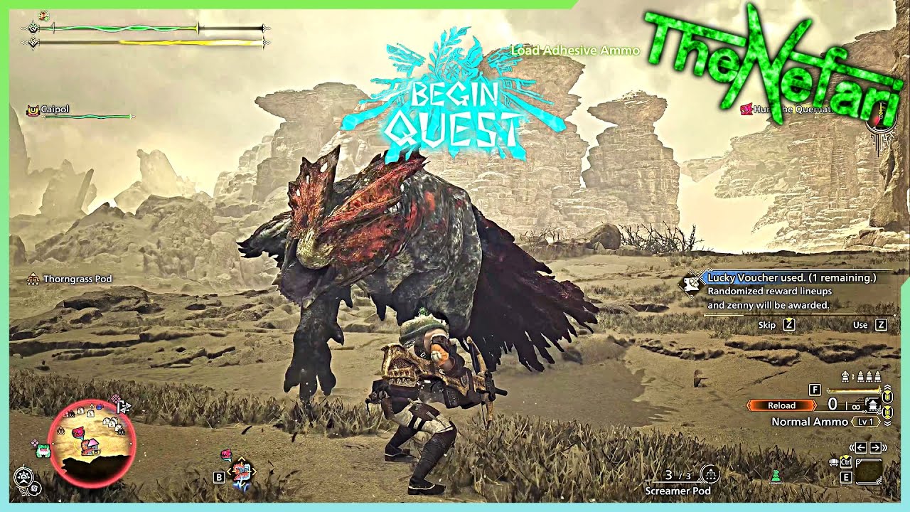 Monster Hunter Wilds Playthrough Part 11 - Quematrice and Chatacabra