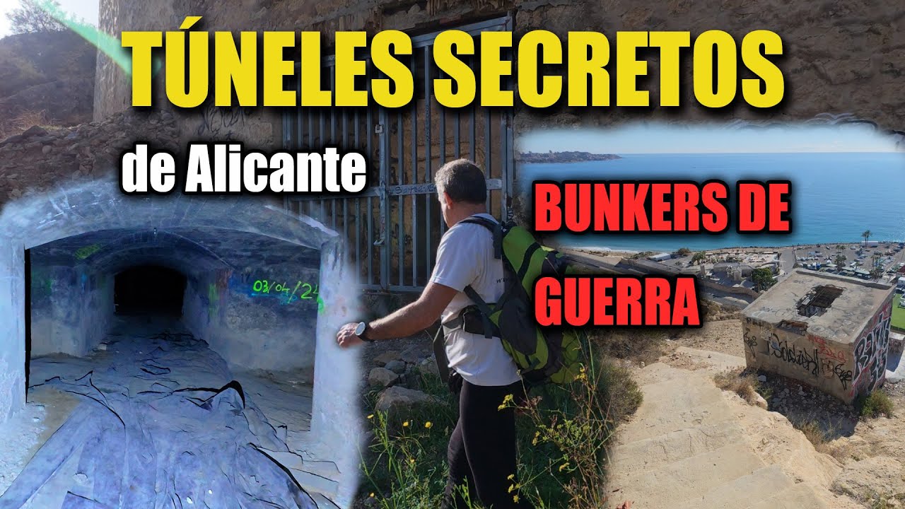 🏭 Los TÚNELES SECRETOS de Alicante ⛏️ | Túneles, bunkers y La Británica