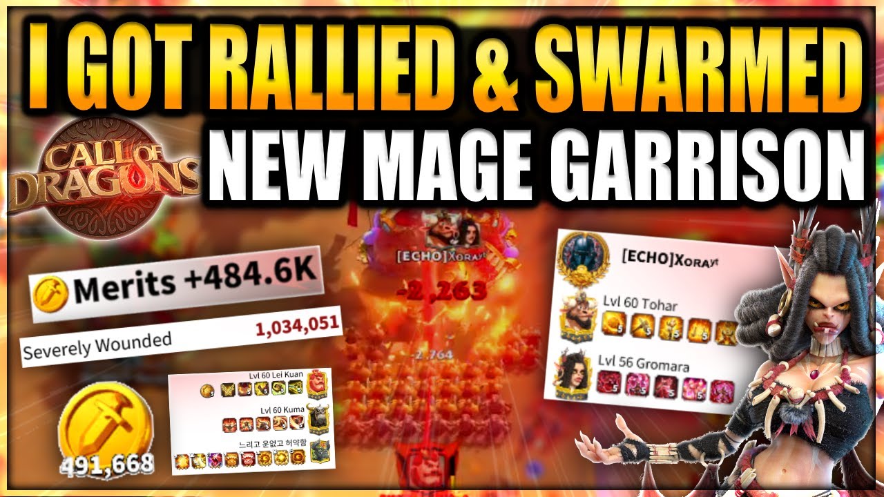 I got Rallied and Swarmed by Krakens - G4 Mage Garrison viable? - Call of Dragons