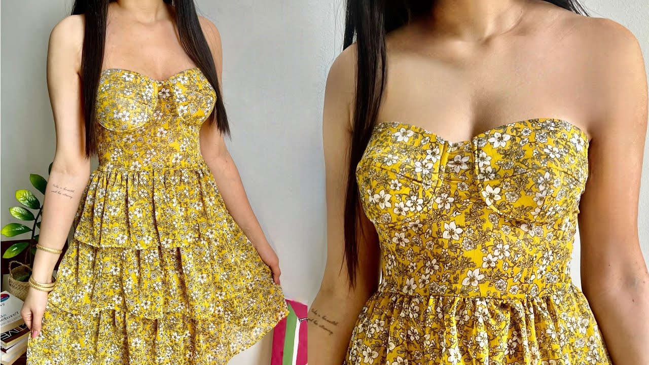 Sew This Beautiful Summer Dress – No Pattern, Anyone Can Make It!