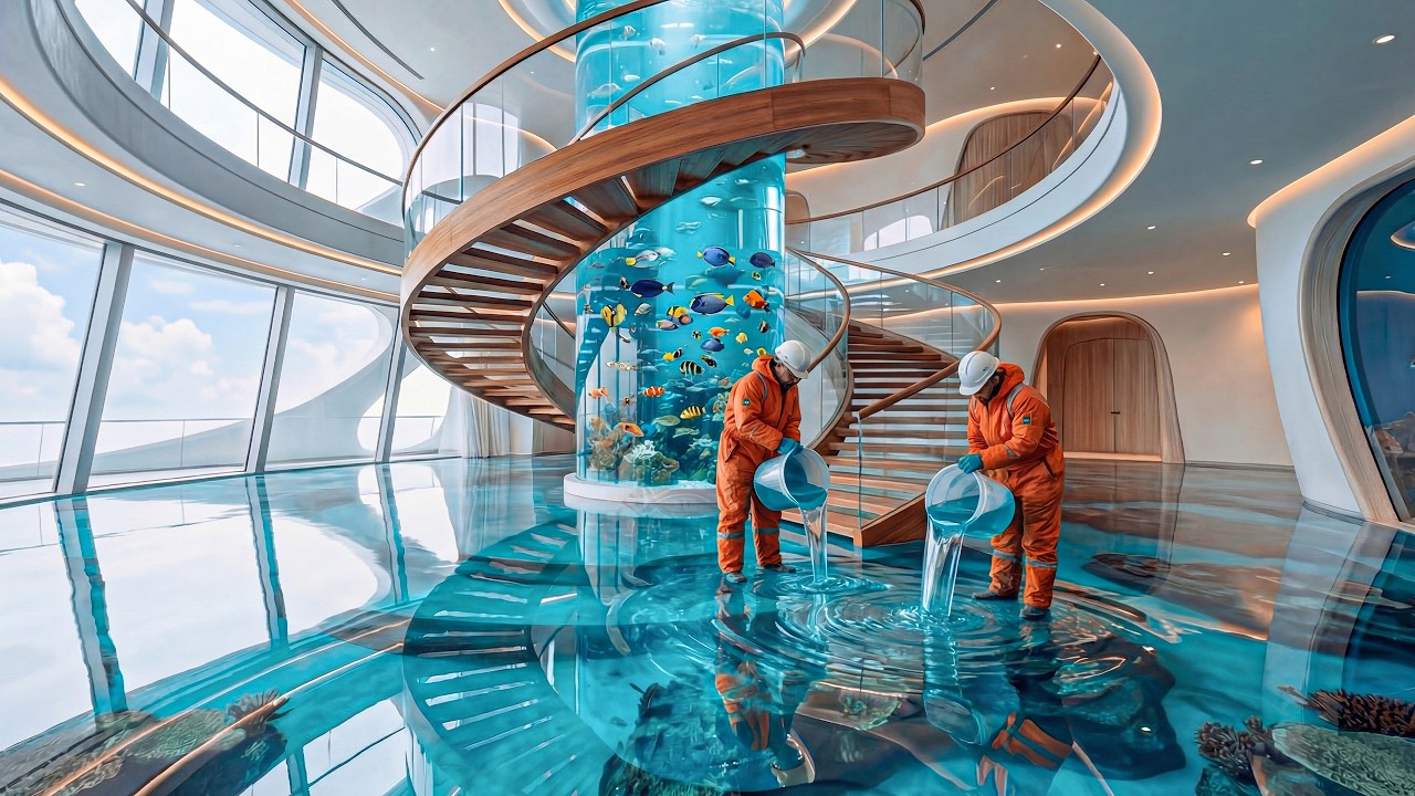 Top 7 Beautiful Epoxy Floors with Refined Resin Pours for Luxury Villas