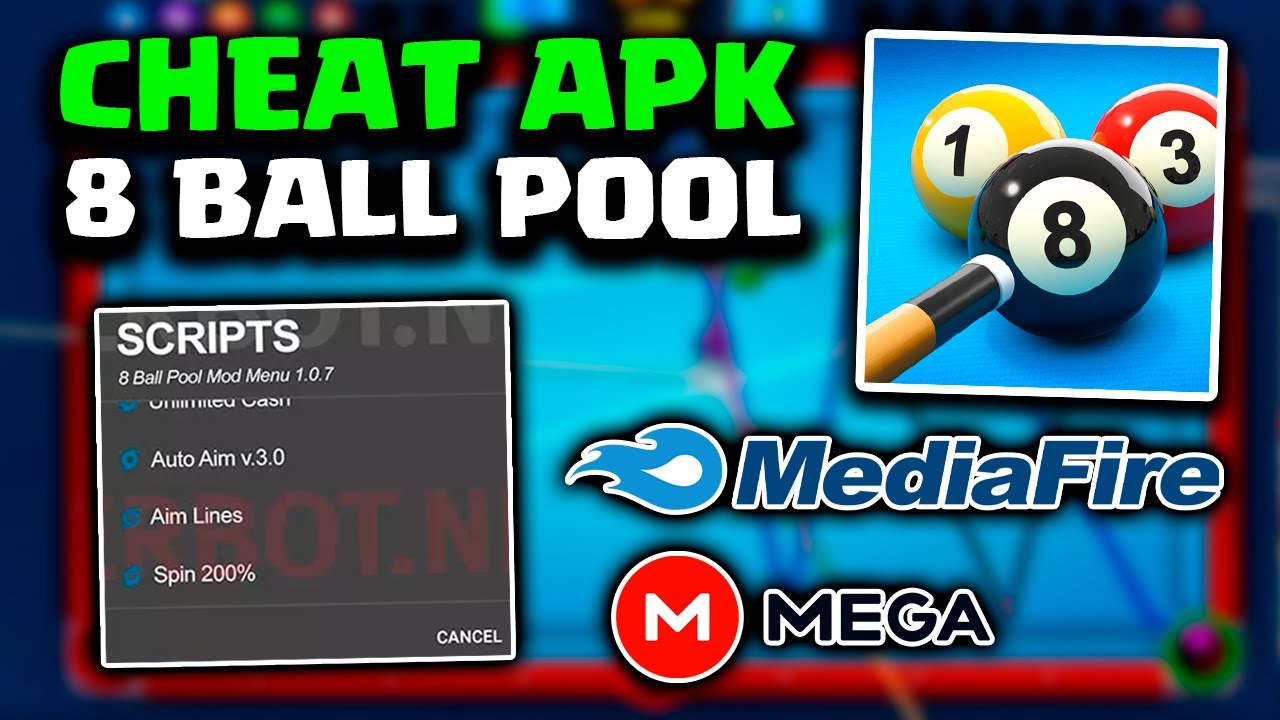 H4CK SECRETO 8 BALL POOL MOD MENU: Líneas LARGAS, Coins ILIMITADOS + AntiBan 100% (Android/iOS 2026)