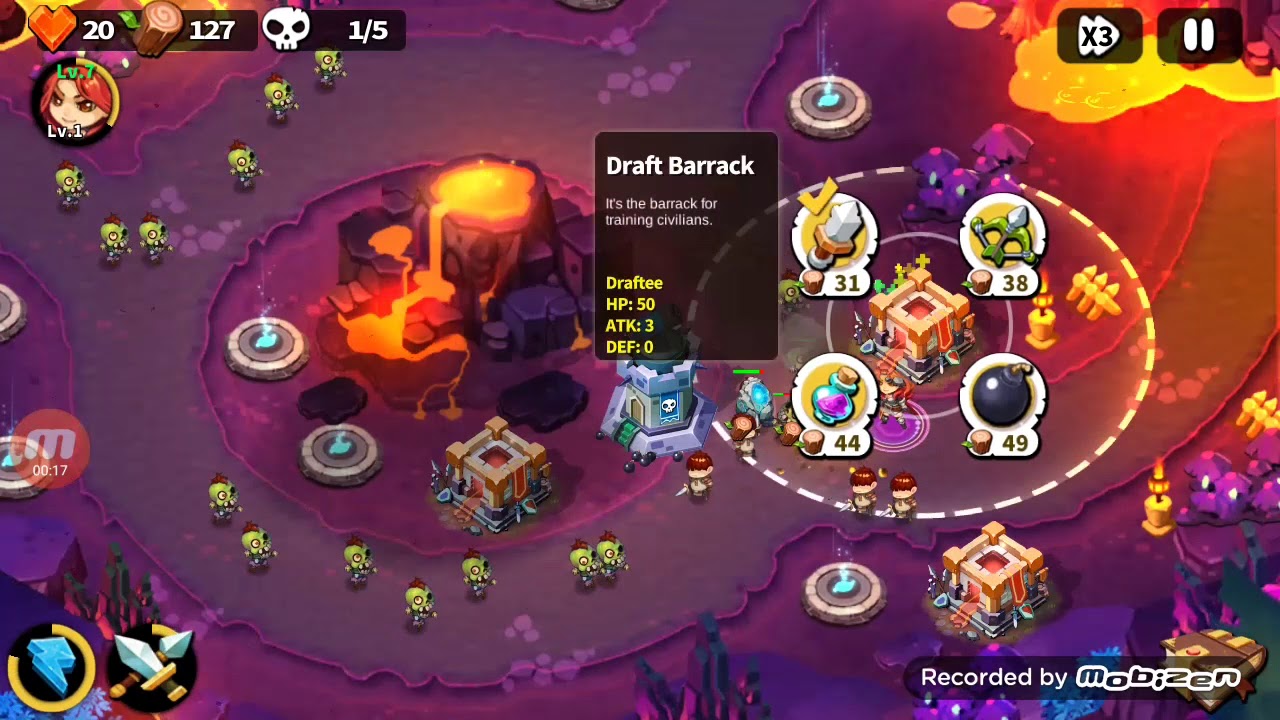 Hero Defense King Level 12 Hard Mode
