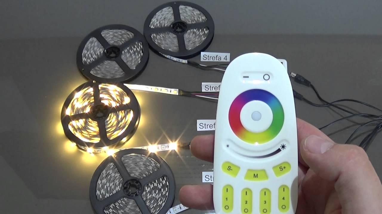 Pilot Strefowy RGB RGBW Milight - USUWANIE zapisanych kontrolerów