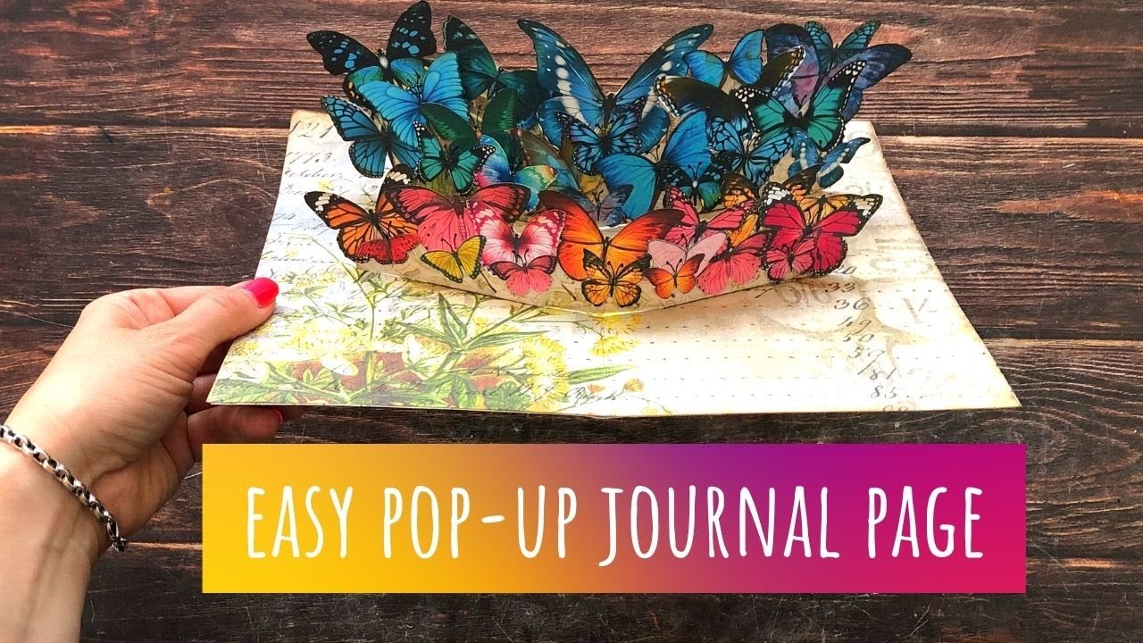 Easy and Fun Pop-Up Page Idea for Your Junk Journal - Tutorial (sort of :))