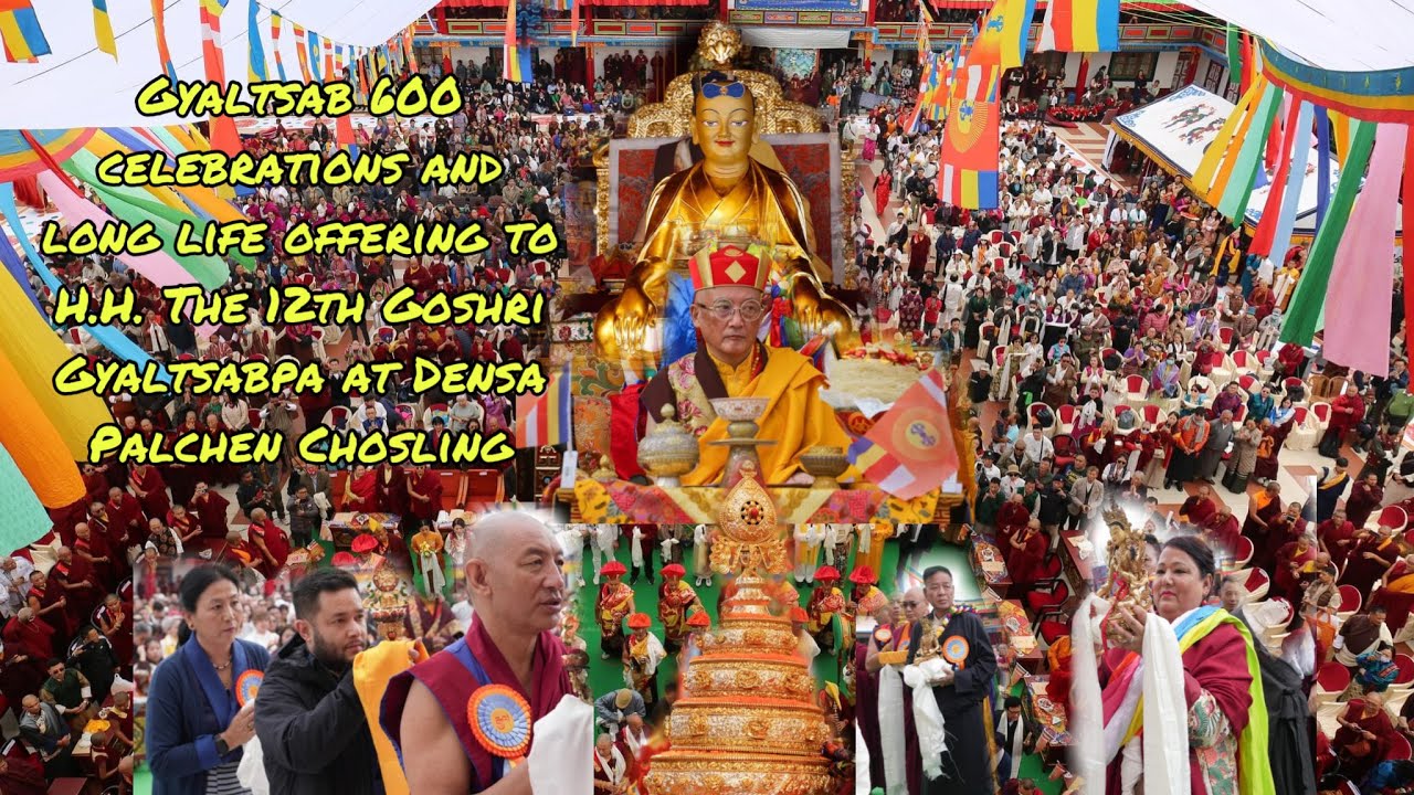 Celebrating Gyaltsab 600 and long life offering to H.H.The 12th Goshri Gyaltsabpa #gyatso la vlog