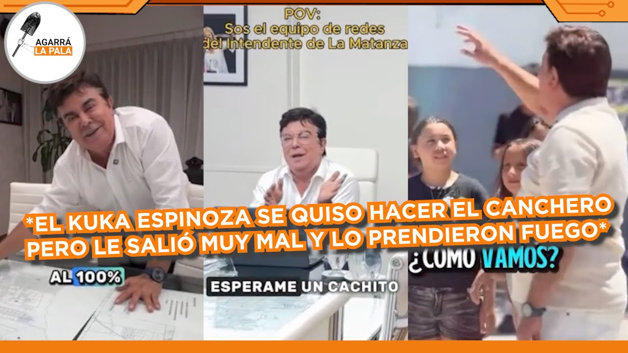 EL KUKA ESPINOZA SE QUISO HACER EL CANCHERO PERO LE SALIÓ MAL Y LO PRENDIERON FUEGO: 