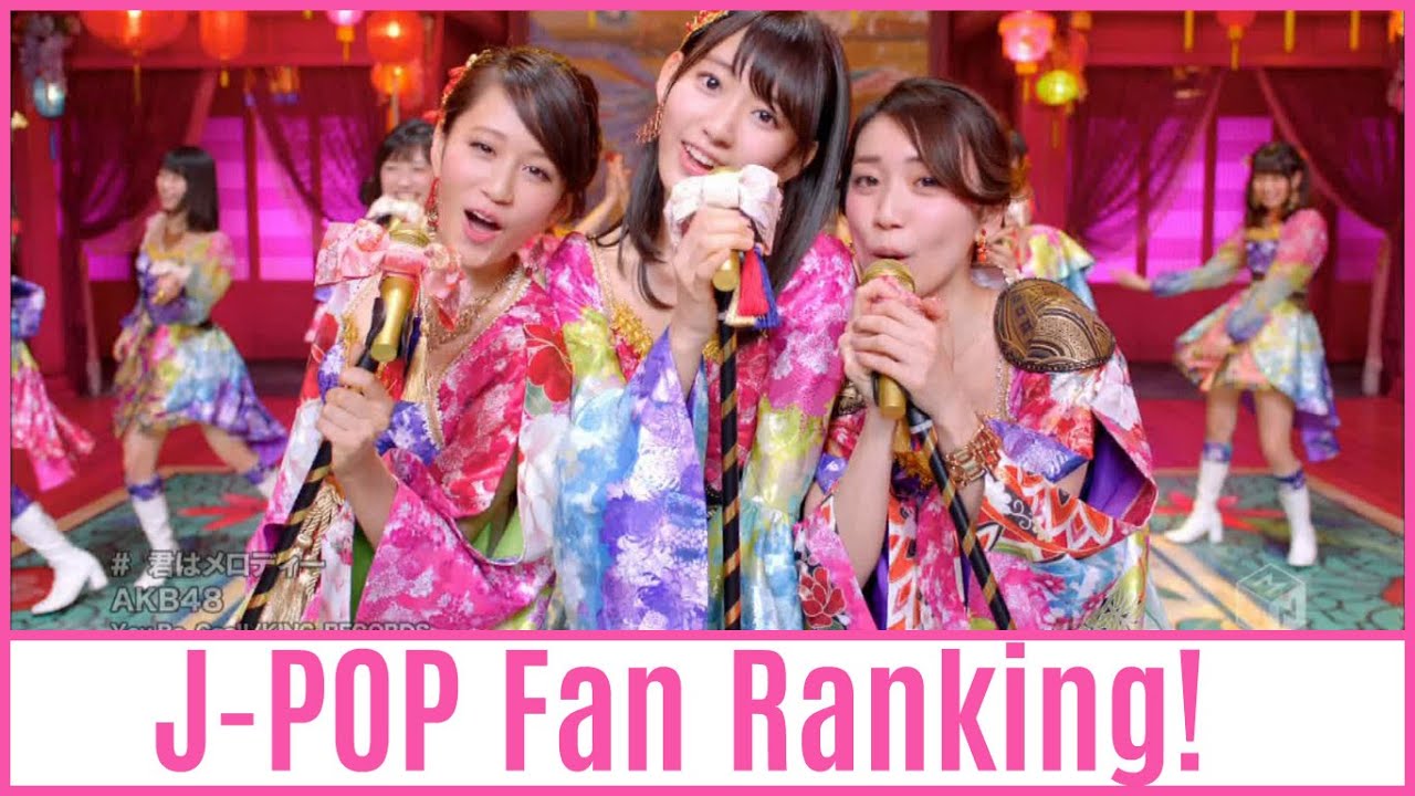 J-POP Girl Group Fan Ranking! (2016)