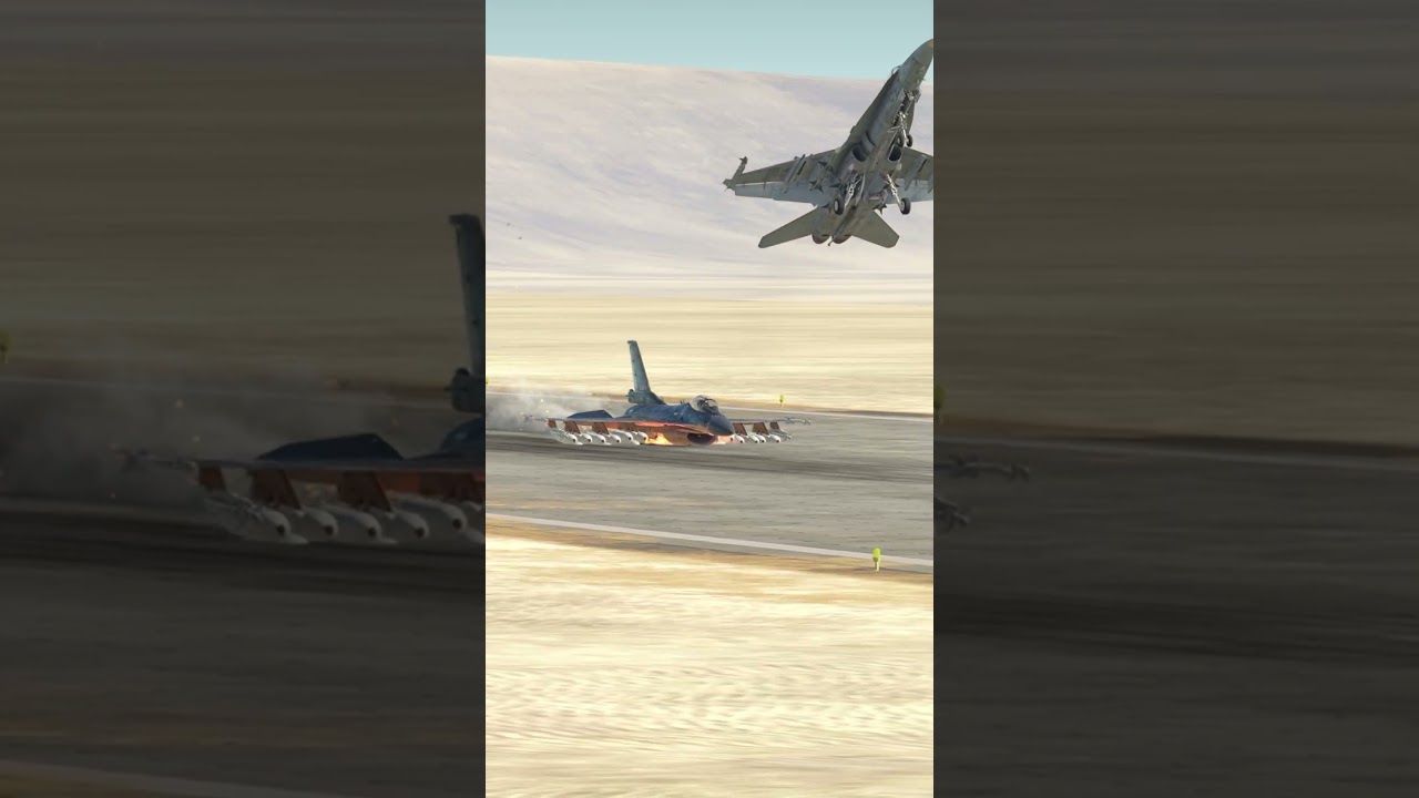 Fighter Jet Crash Landing Caught