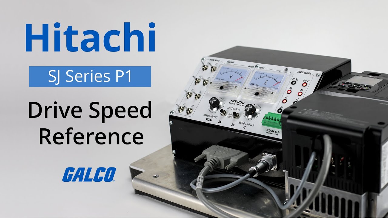 Hitachi's SJ Series P1 Drive, Speed Reference