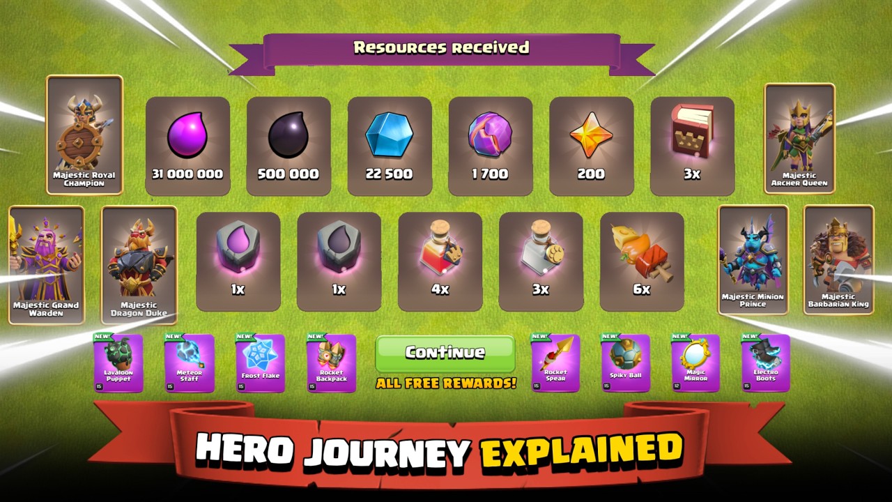 NEW UPDATE - Hero Journey Explained in Clash of Clans