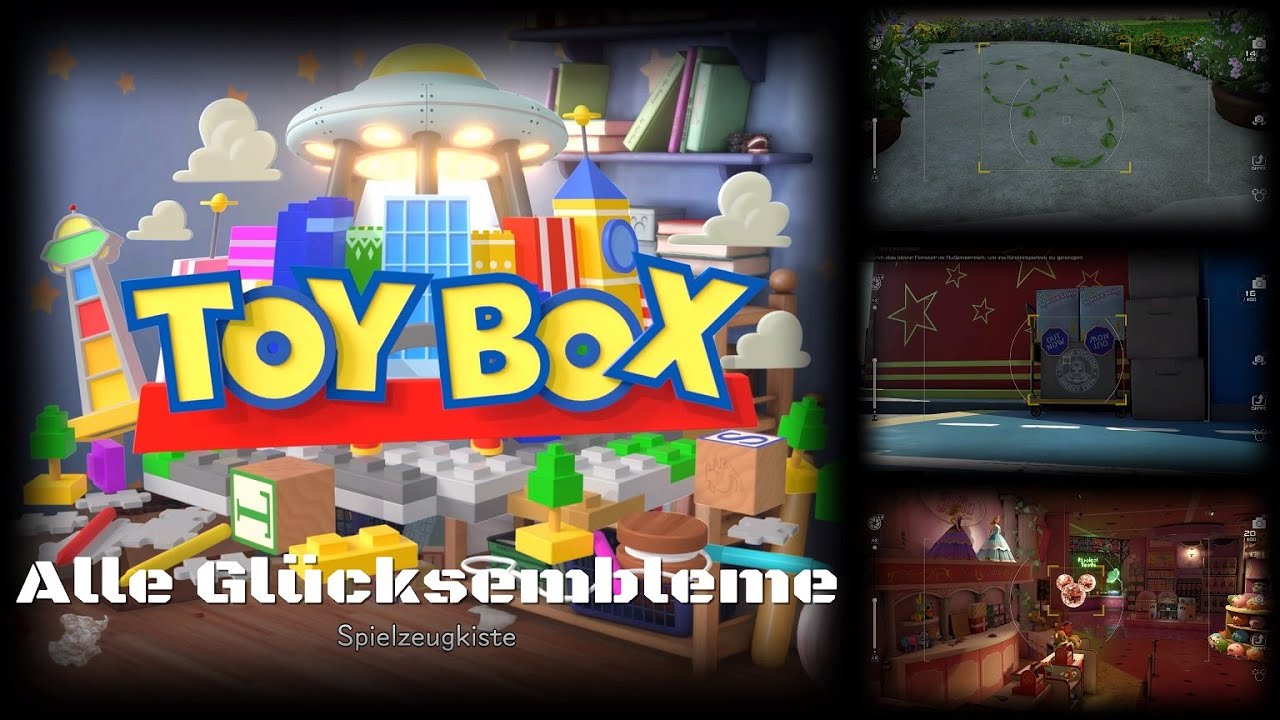 Kingdom Hearts 3 - Alle Gl&uuml;cksembleme [Toy Box]