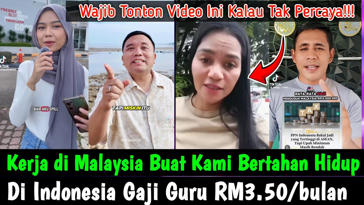 MALAYSIA SURGA BAGI KAMI ORANG INDONESIA MENCARI REZEKI, NETIZEN TERKEJUT TENGOK NI.