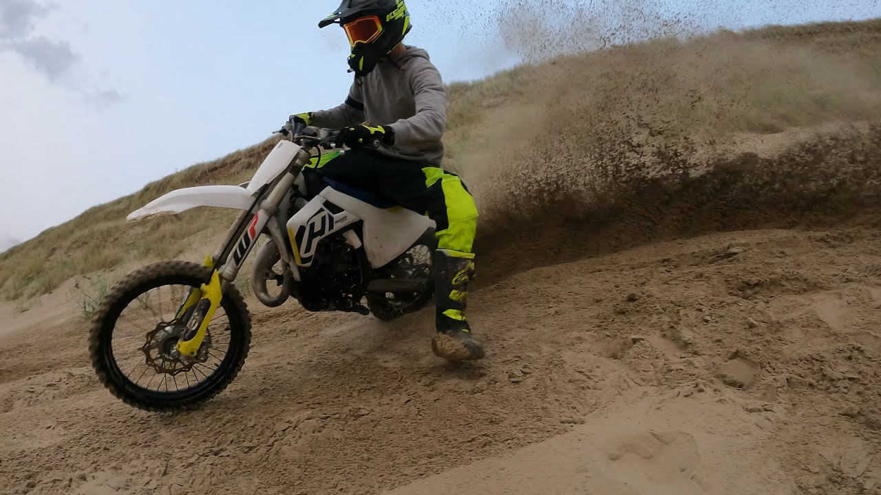 TC 85 Full Throttle At Beach