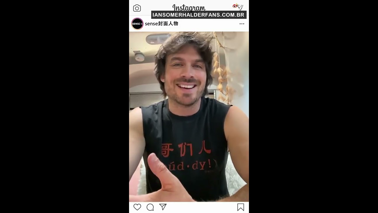 Entrevista: Ian Somerhalder x Sense Magazine [LEGENDADO]