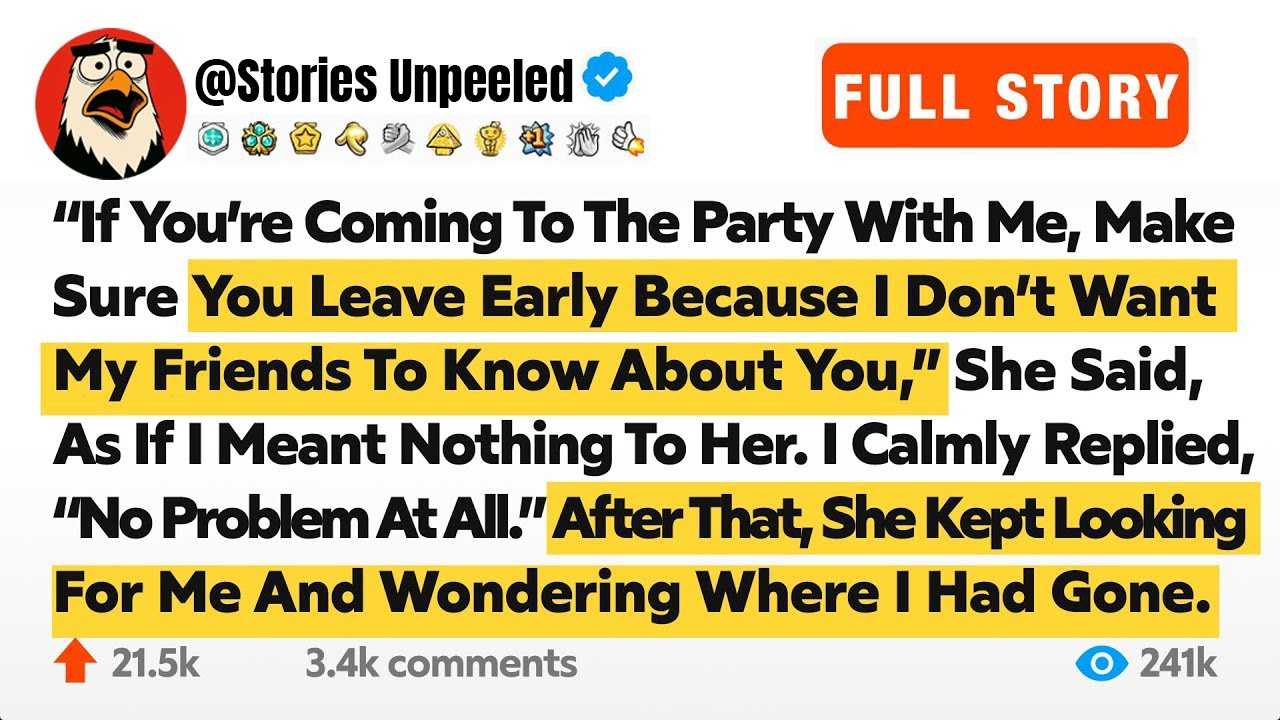 “If You’re Coming To The Party With Me, Make Sure You Leave Early Because I Don’t Want My Friends…