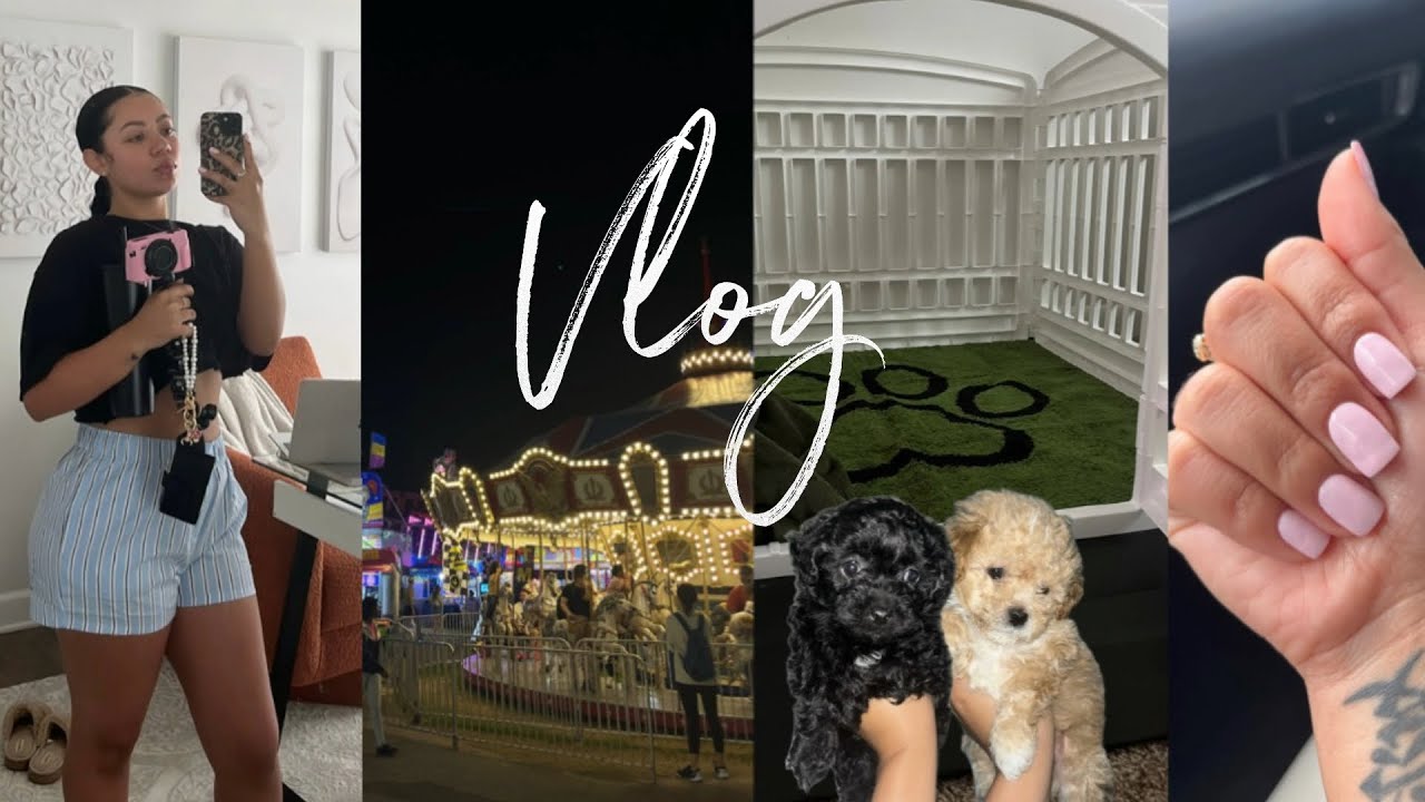 VLOG: Meet Milo & Minna | Fair Date | New Nails | Shopping | Life Update FT. dossier