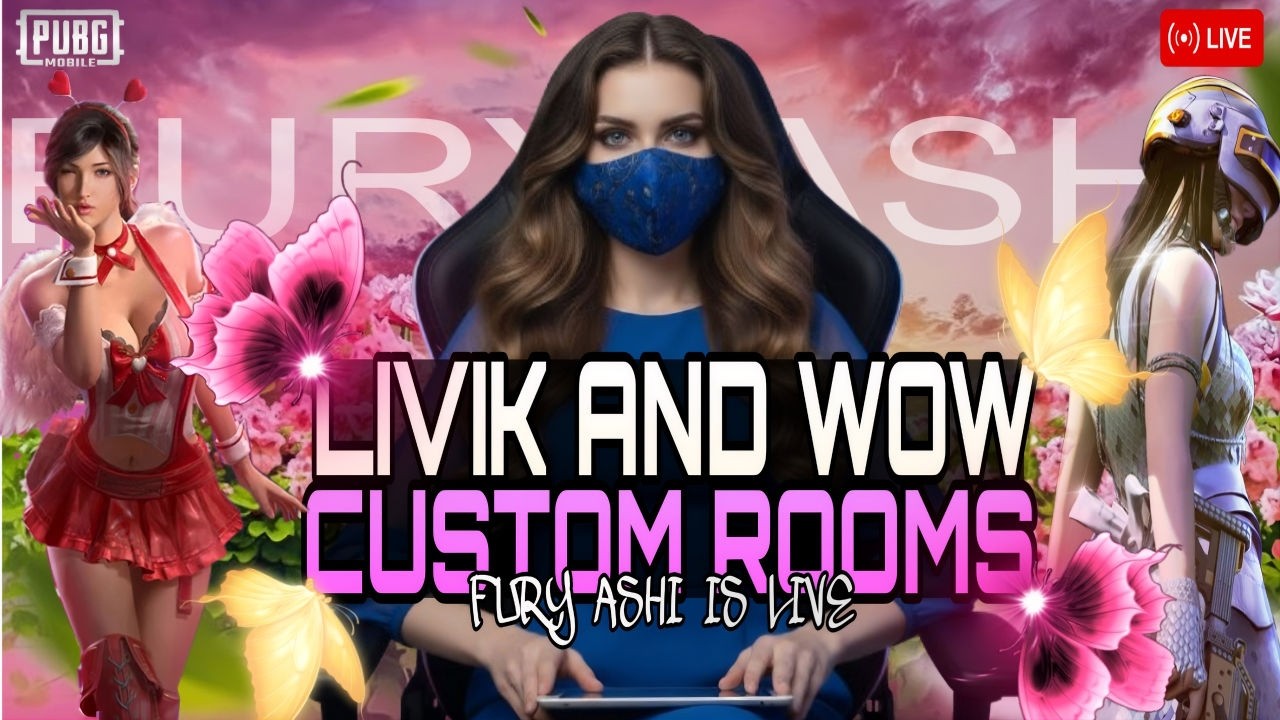 PUBG Mobile Live|500 CASH & 120 UC  Custom Rooms | Pubg Custom Rooms | FURY ASHI YT is Live 4.1 ❤️
