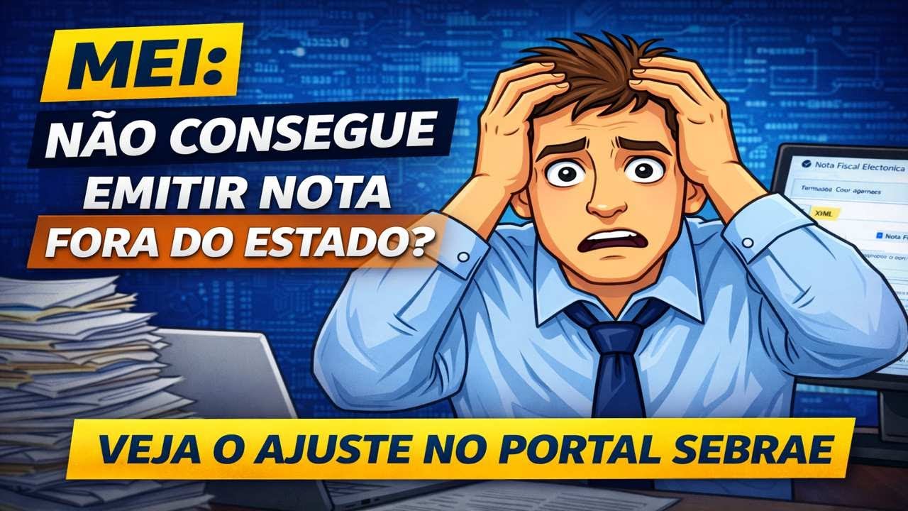 MEI: Erros na Nota Fiscal Fora do Estado — Como Parametrizar e Emitir no Portal do Sebrae
