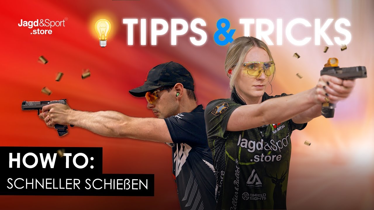 Schneller schie&szlig;en mit der Pistole &ndash; und trotzdem treffen | Profi-Tipps mit Michal Stepan & Samantha