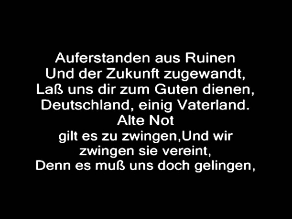 DDR Hymne + Lyrics