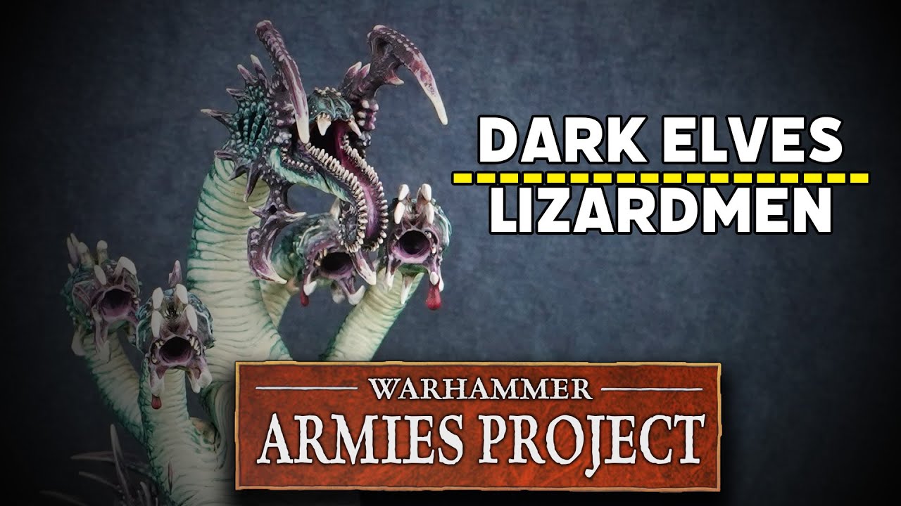 Dark Elves vs Lizardmen Warhammer Armies Project Battle Report