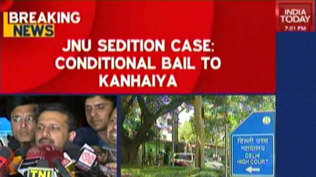 JNU Sedition Case: Conditional Bail To Kanhaiya