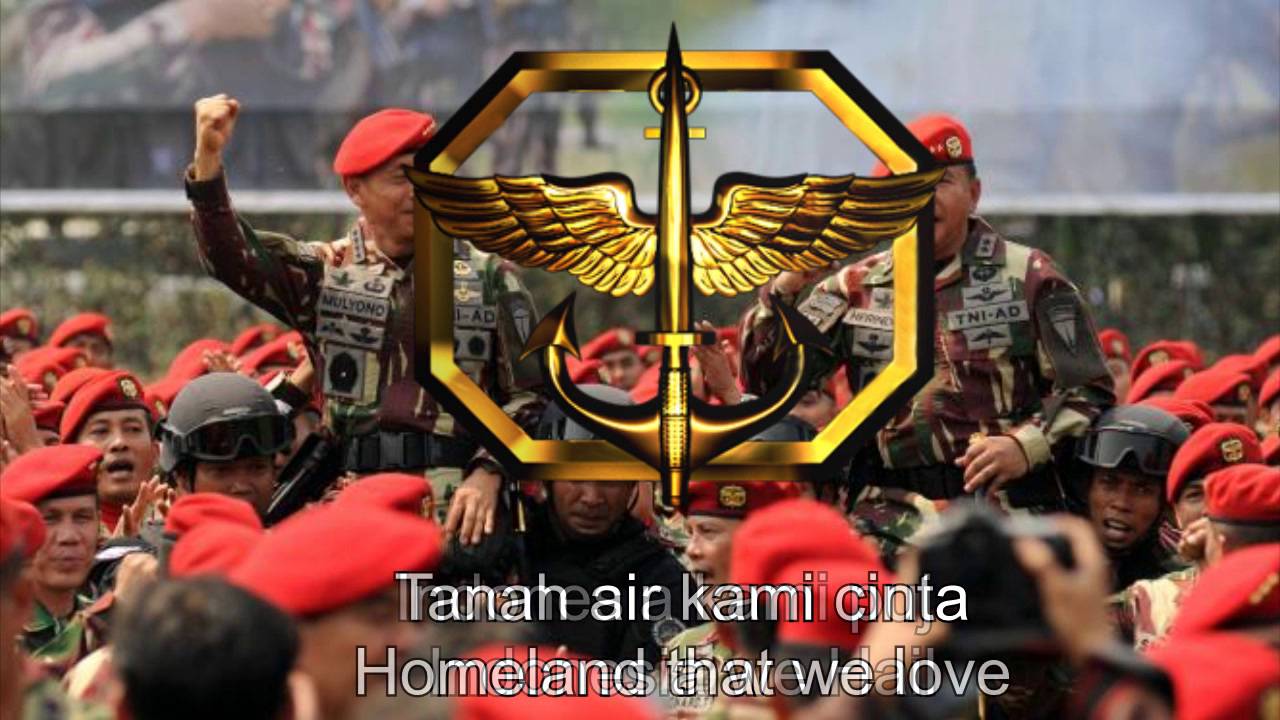 Indonesia National Forces Song - Hymne Kopassus (Kopassus Hymn)