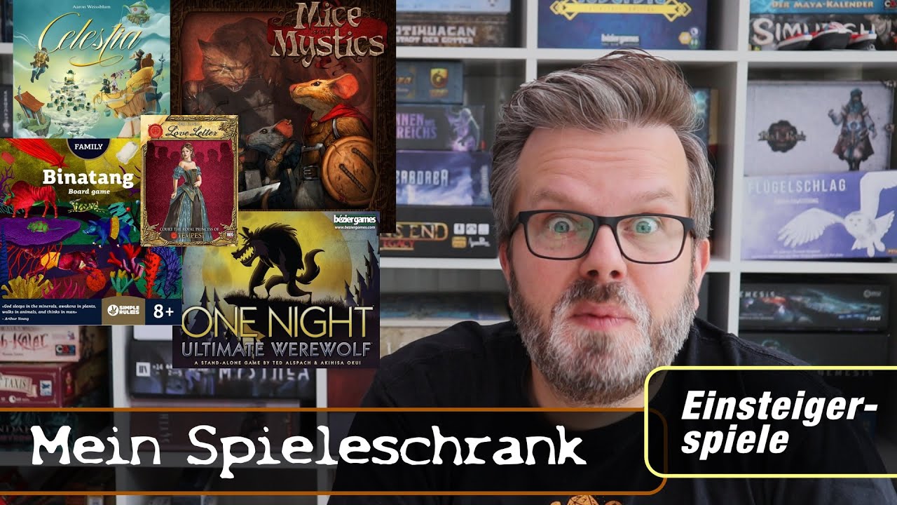 Mein Spieleschrank - Teil 3: Einsteigerspiele