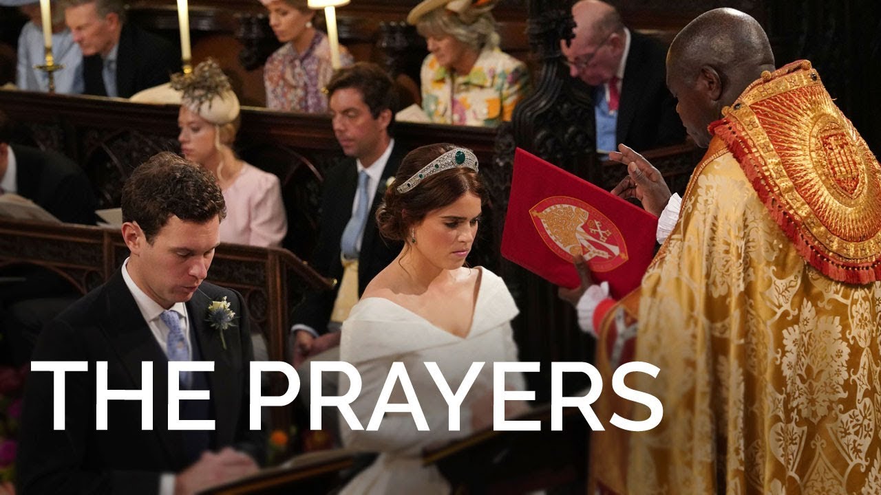 The Royal Wedding: The Archbishop of York leads the prayers