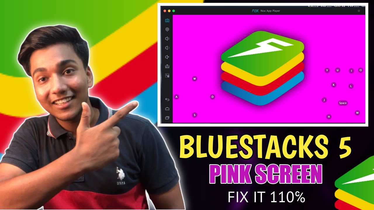 pink screen problem in free fire max | BlueStacks 5 Pink Screen Problem Solve 2022