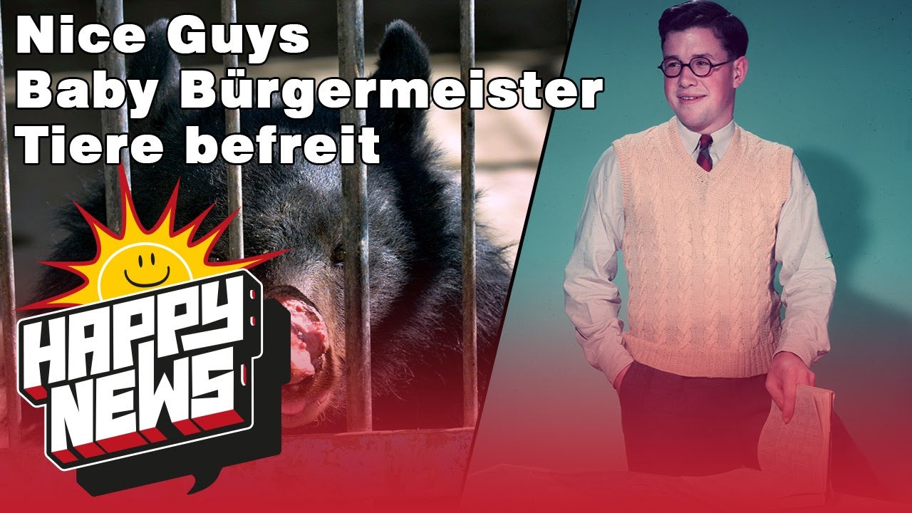 Freundlichkeit, Baby-B&uuml;rgermeister, freie Tiere und Fettklumpen - HAPPY NEWS!