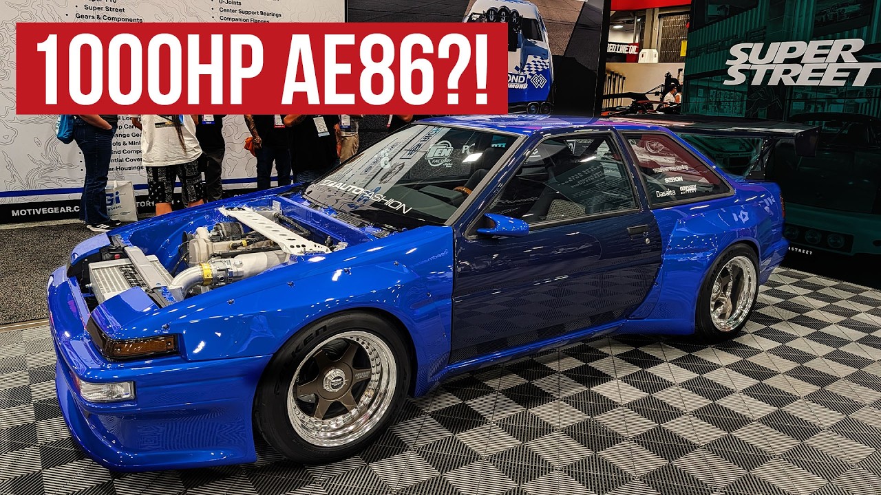 Модернизированный AE86 сочетает новое и старое в одном безумном пакете
