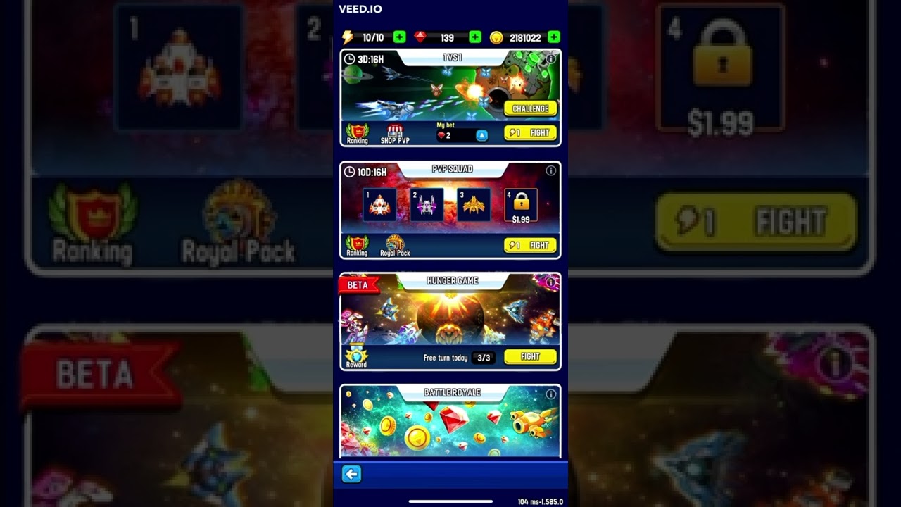 Space Shooter PvP Lobby Song