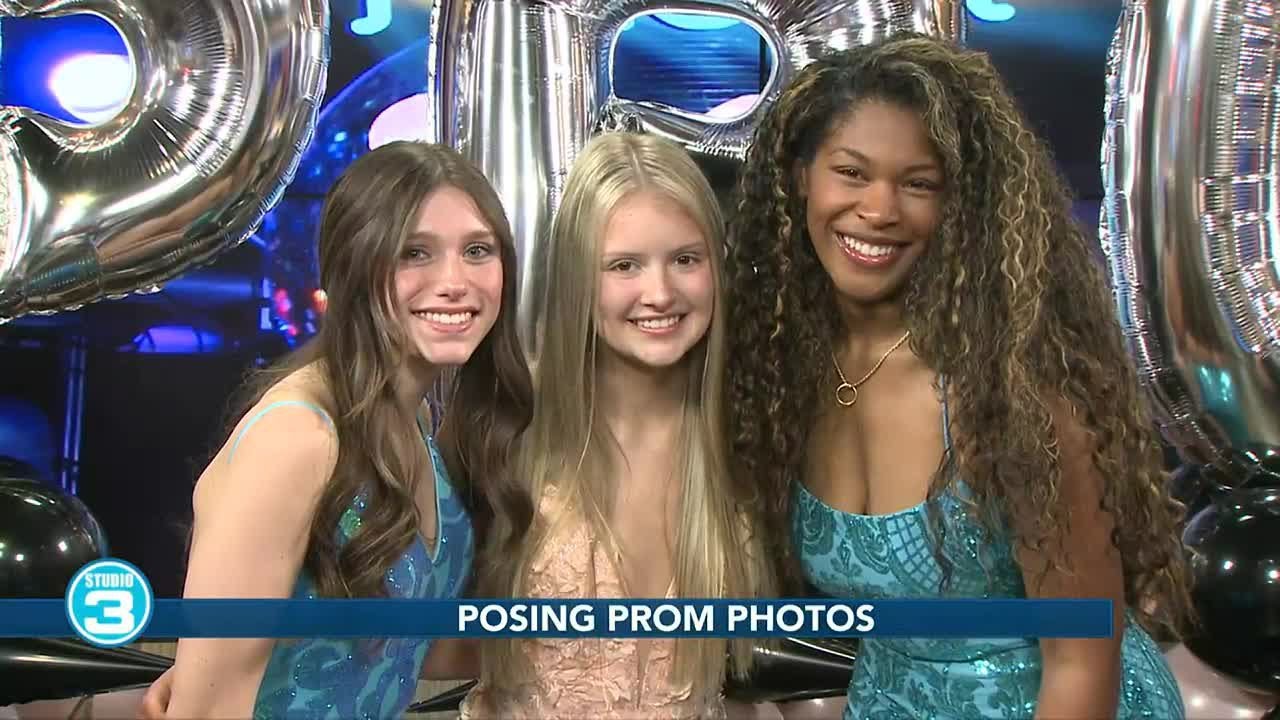 Posing students for prom photos with Burns Exposures Photography