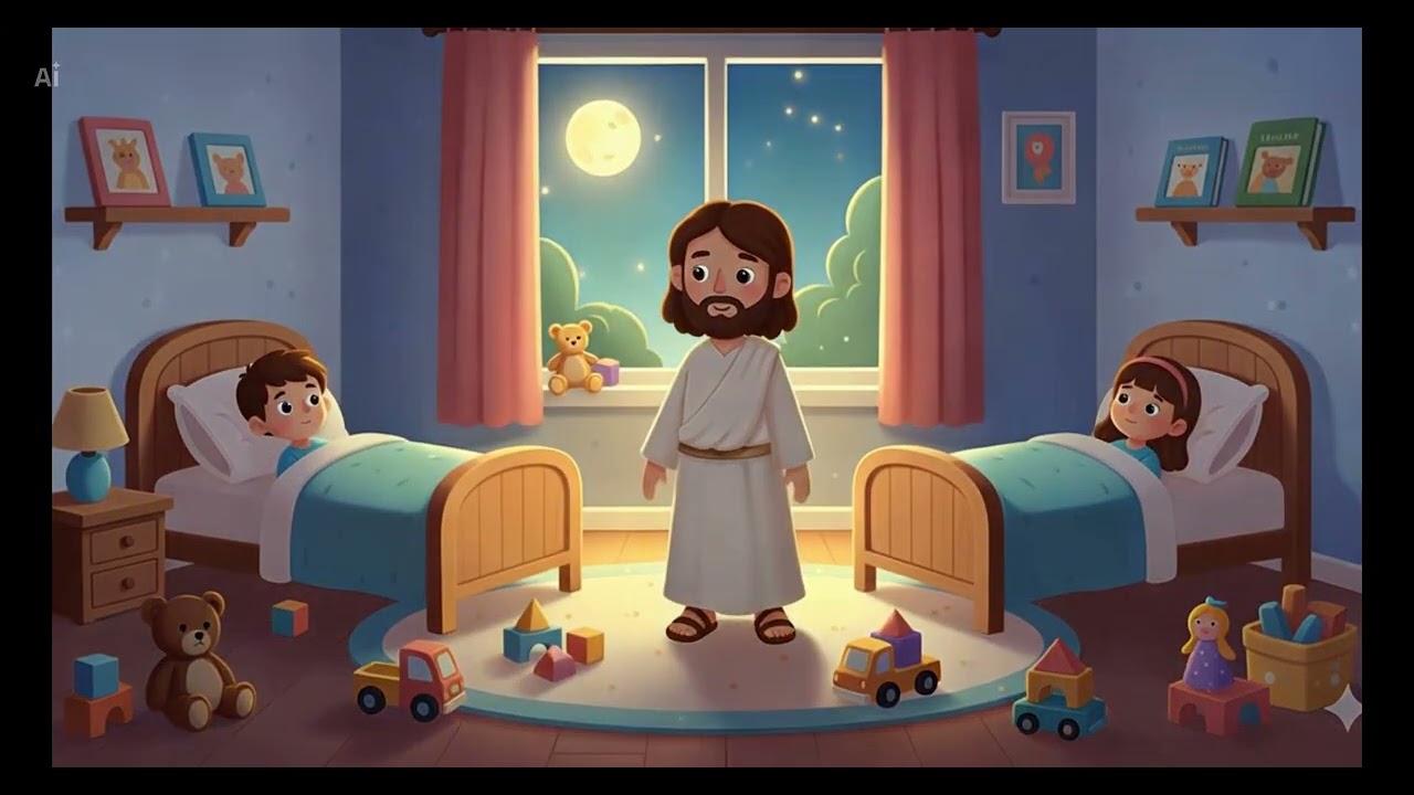 Jesus Loves You, Little One 🌙 | Soft Christian Lullaby for Kids (Bedtime Song) #christianlullaby