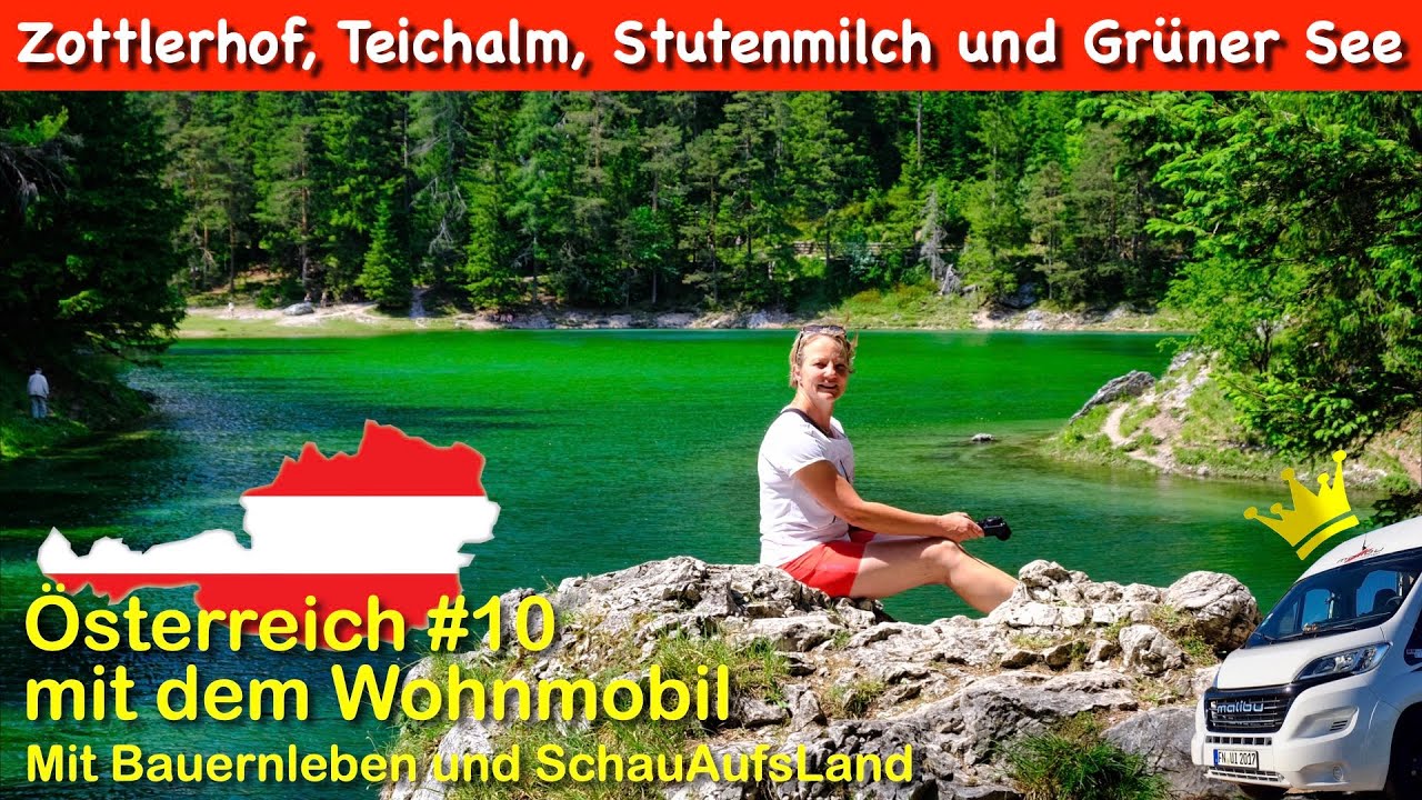 Österreich #10: Alpakas Zottlerhof, Teichalm Wanderung, Stutenmilch Töchterlehof und der Grüne See