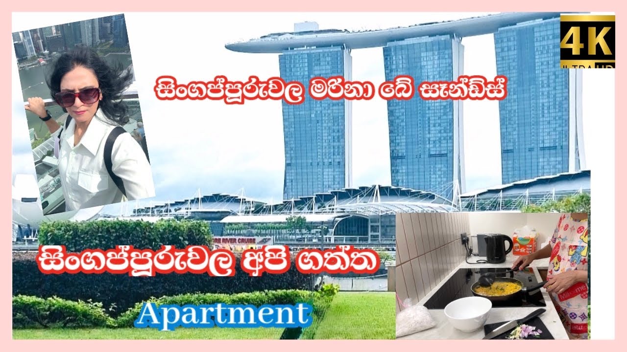 Marina Bay Sands in Singapore 😱 උඩට නැගලා පහල බලන්න ආසා අයට 😂