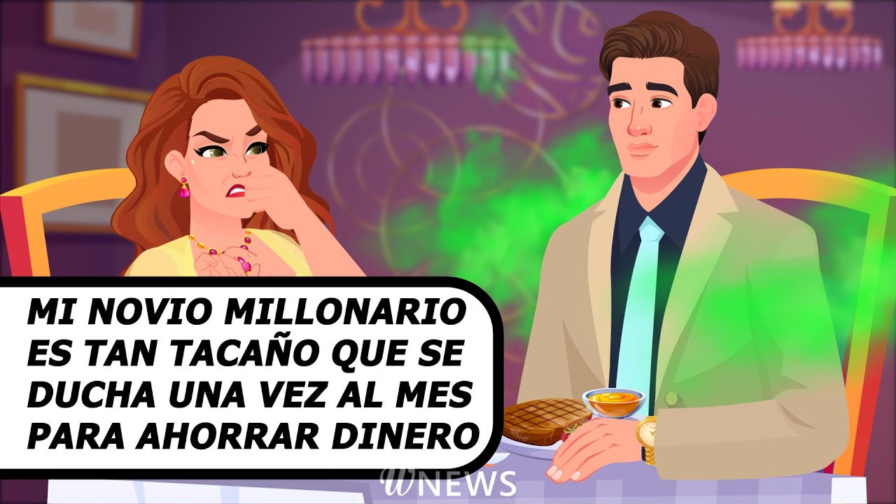 Mi novio millonario es tan tacaño que se ducha una vez al mes para ahorrar dinero